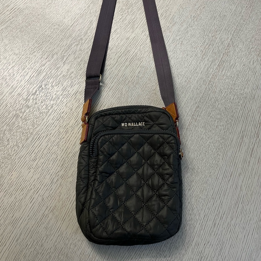 MZ Wallace Metro Crossbody MAGNET GREY GRAY